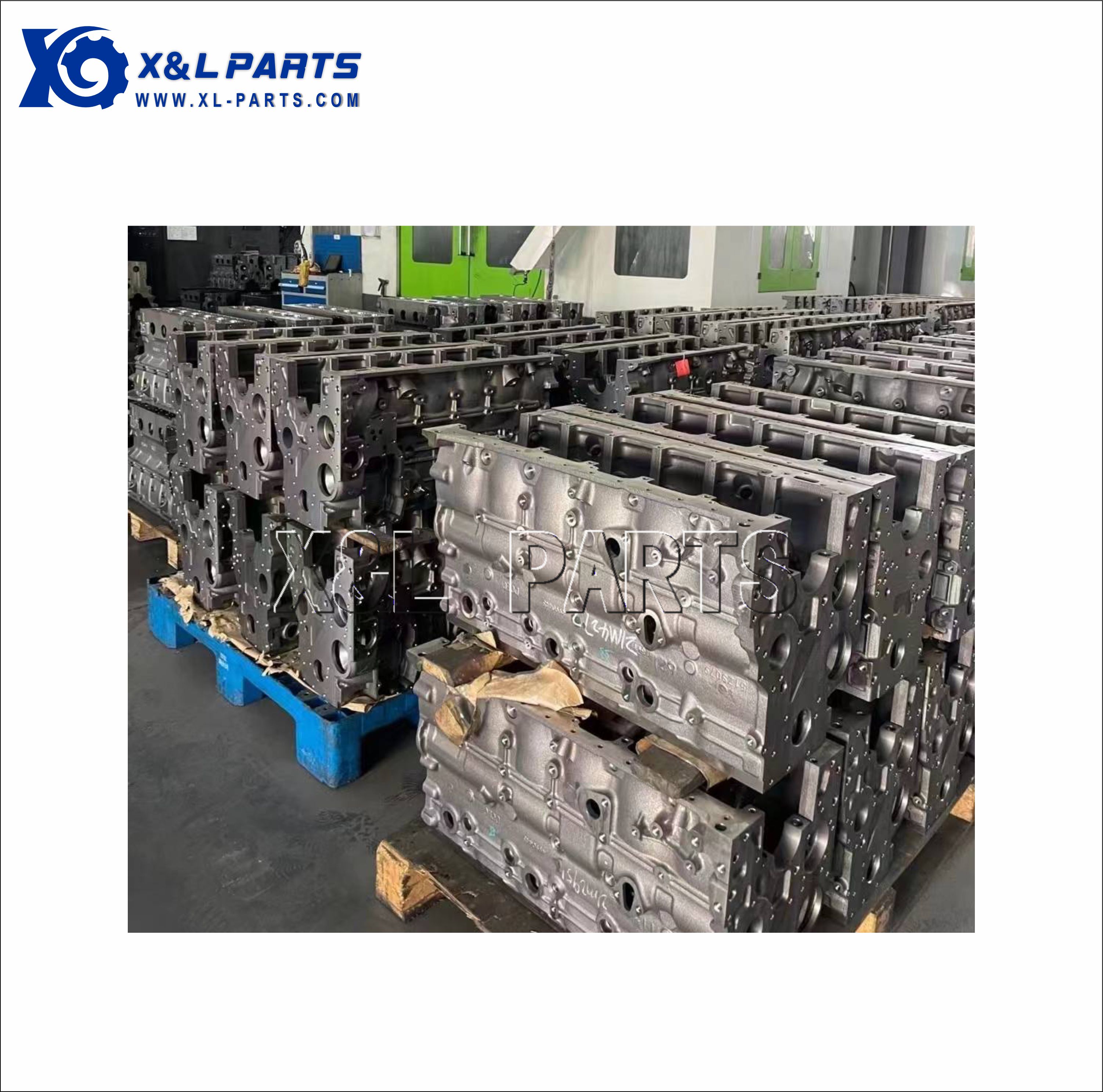 Hot Sale PC200-6 PC200-7 Cylinder Block Assy S6D102 6BT5.9 Engine Short Block_