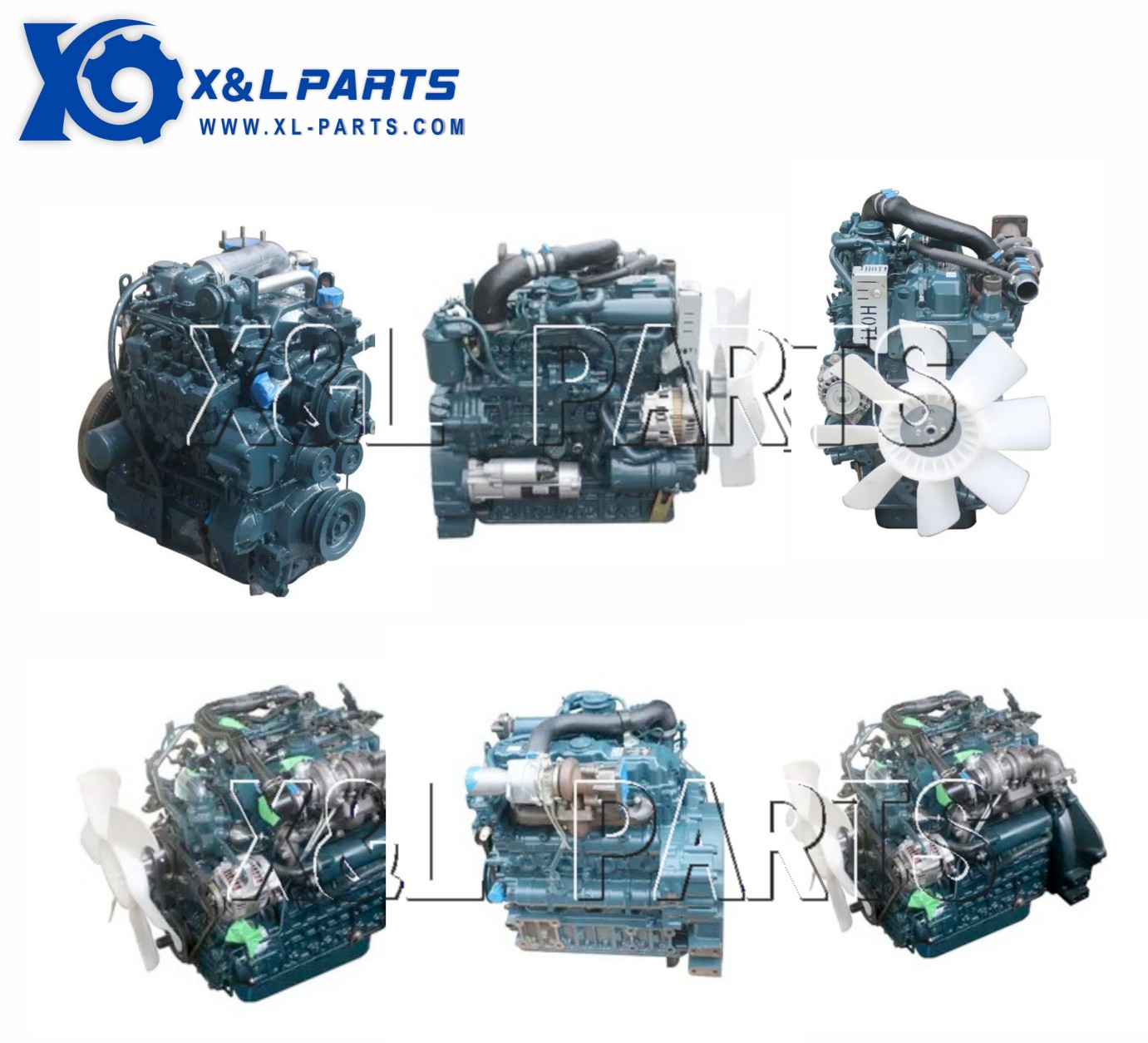 D722 D782 D902 D1803 D1105 D1703 V1505 V2203 V2403 V2607 V3300 V3307 V3600 V3800 Engine Assembly for Kubota